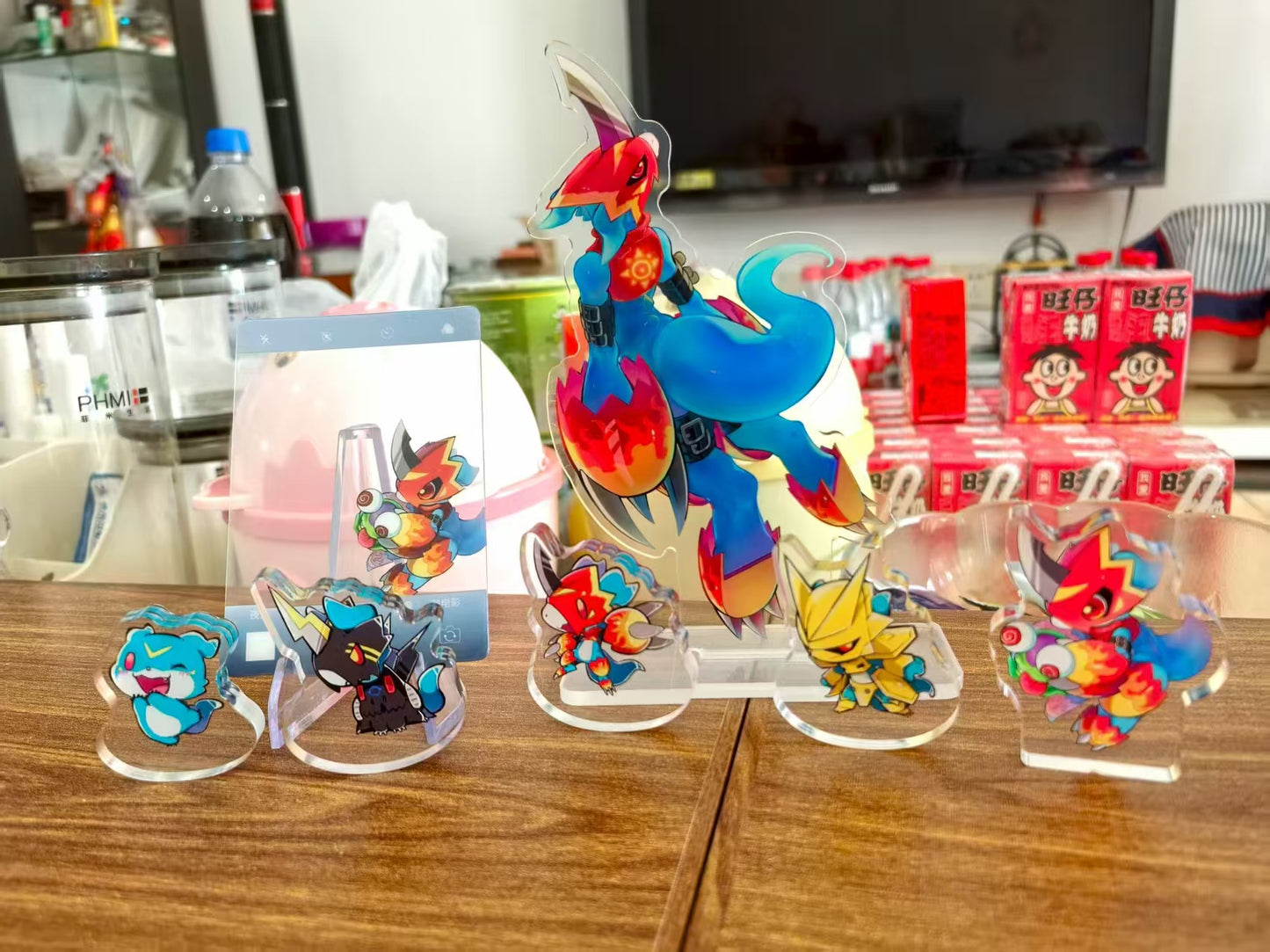 Fan-made acrylic items