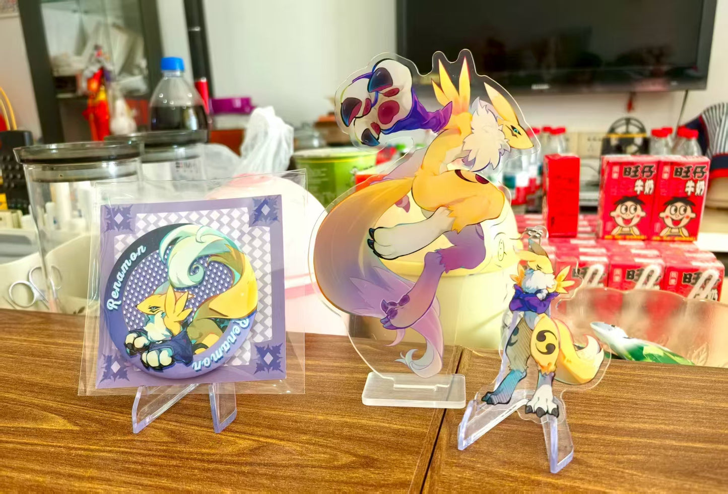 Fan-made acrylic items