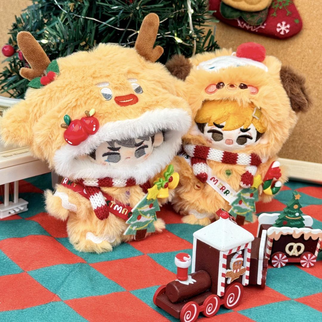 In stock 4" 10cm 3-piece Christmas set