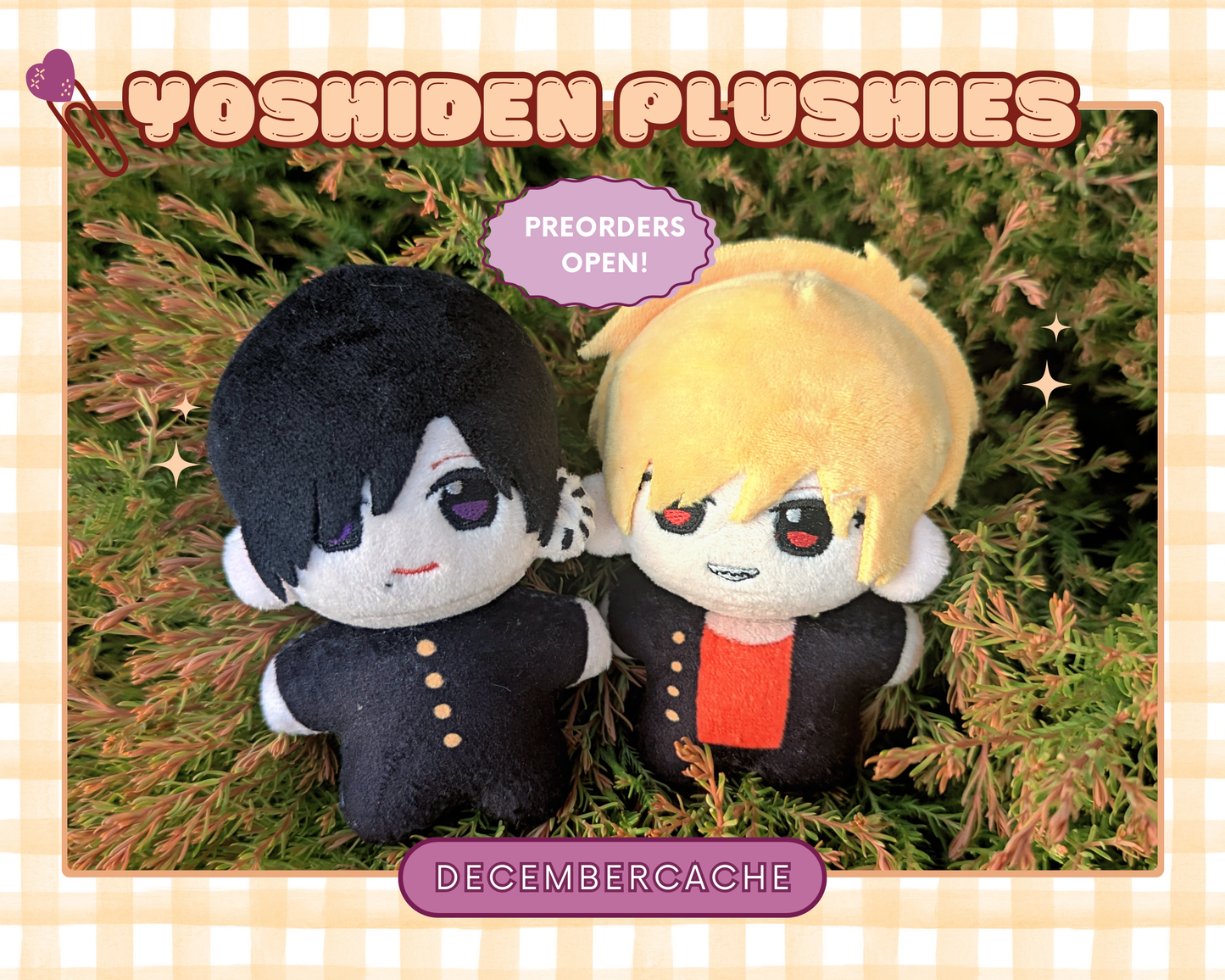Yoshiden plushies