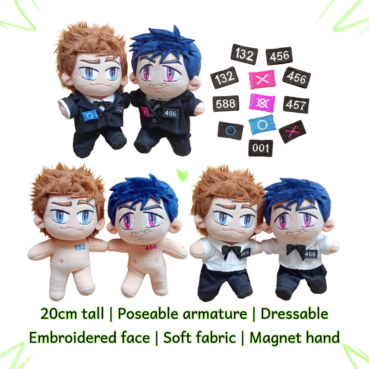 ~Re-release~ [Squid Game] Gi-hun & In-ho / 588 Plushie