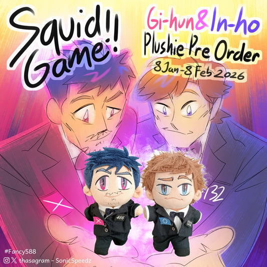 [Squid Game] Gi-hun & In-ho / 588 Plushie