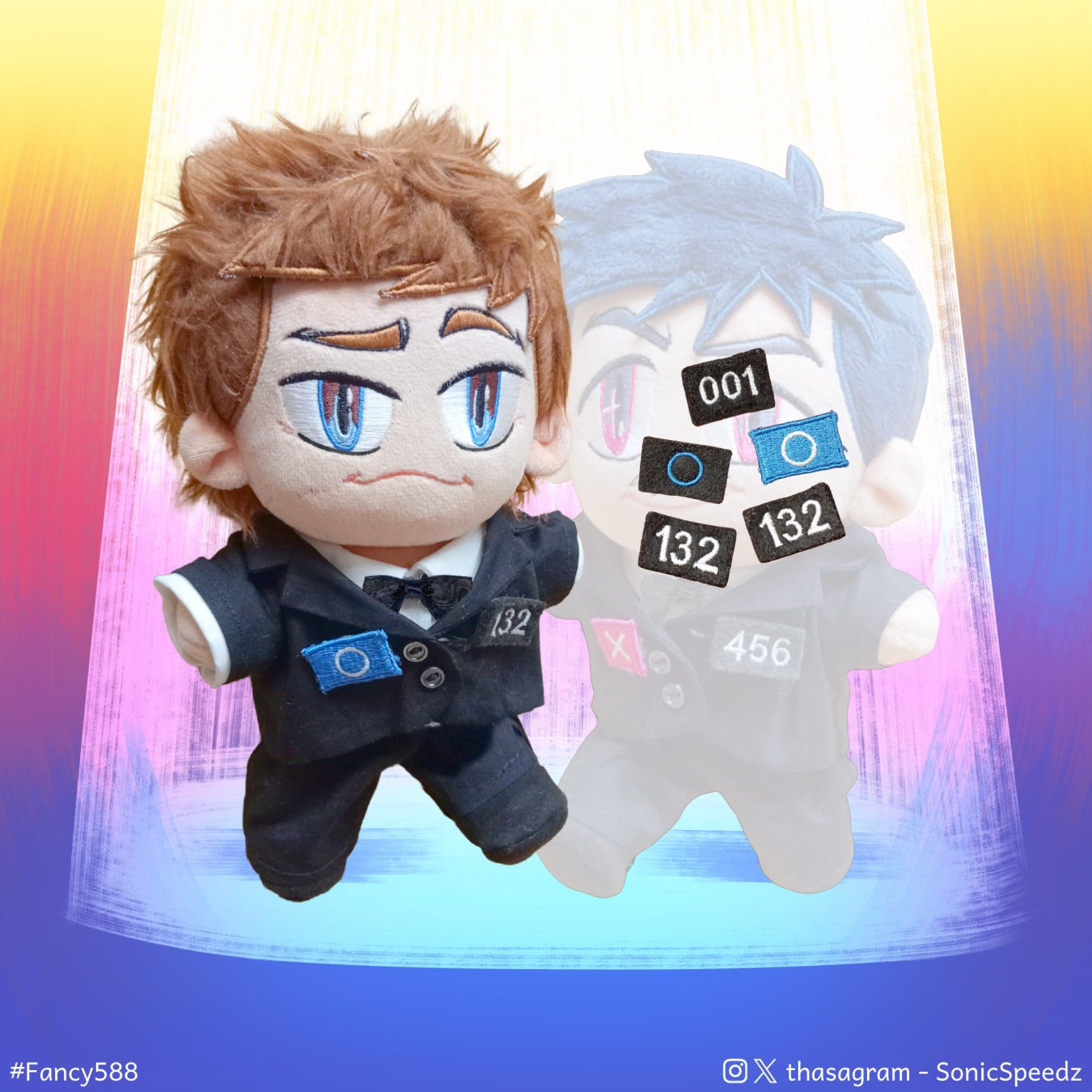 [Squid Game] Gi-hun & In-ho / 588 Plushie