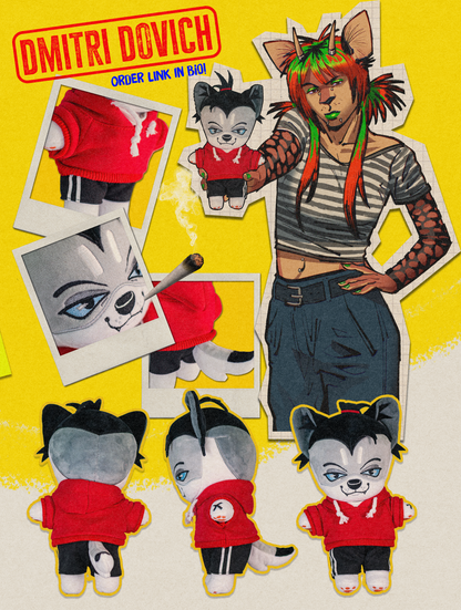 Ainsley & Dmitri Plushies