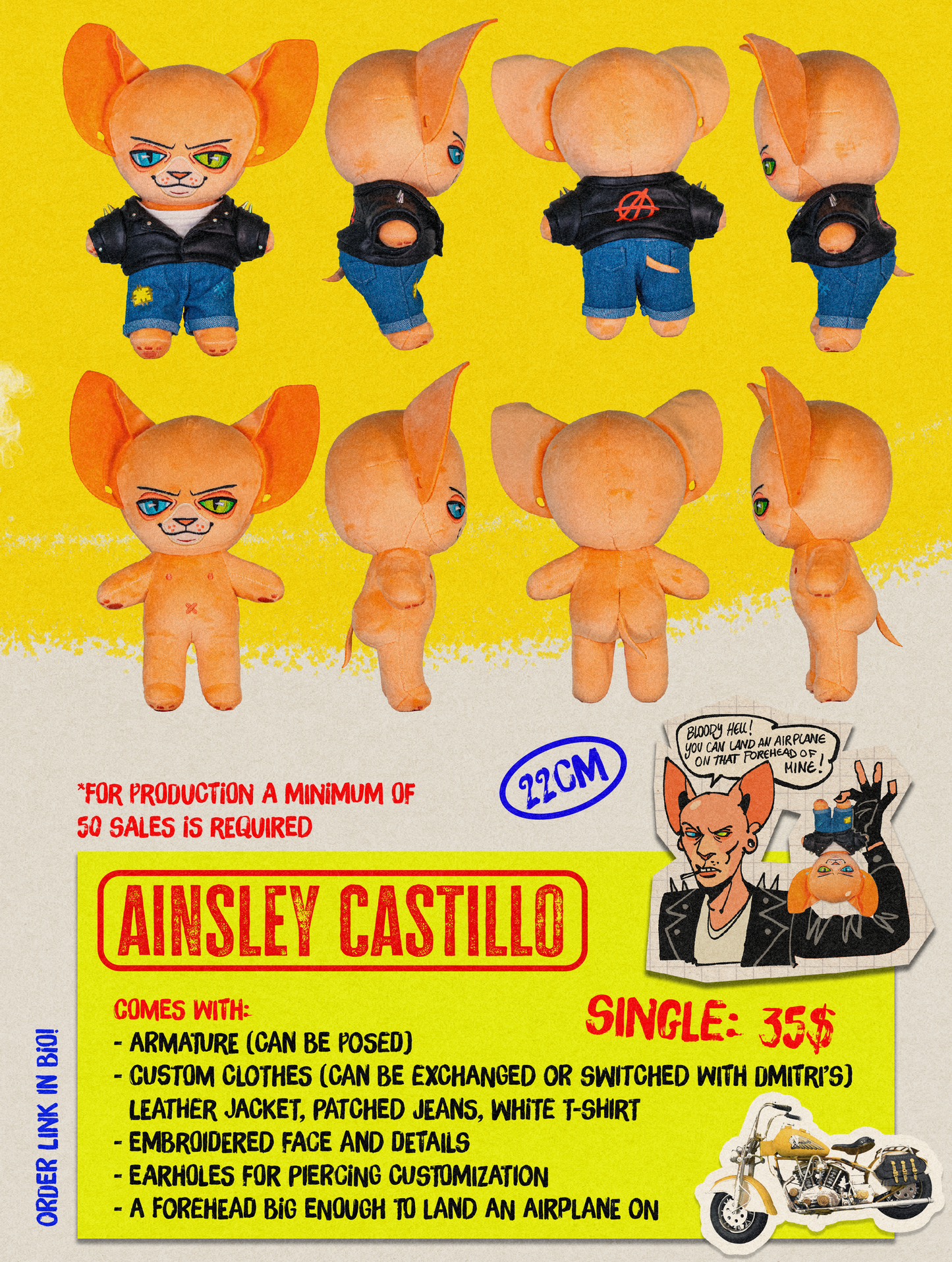 Ainsley & Dmitri Plushies