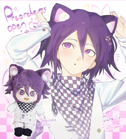 kitty kokichi plushie