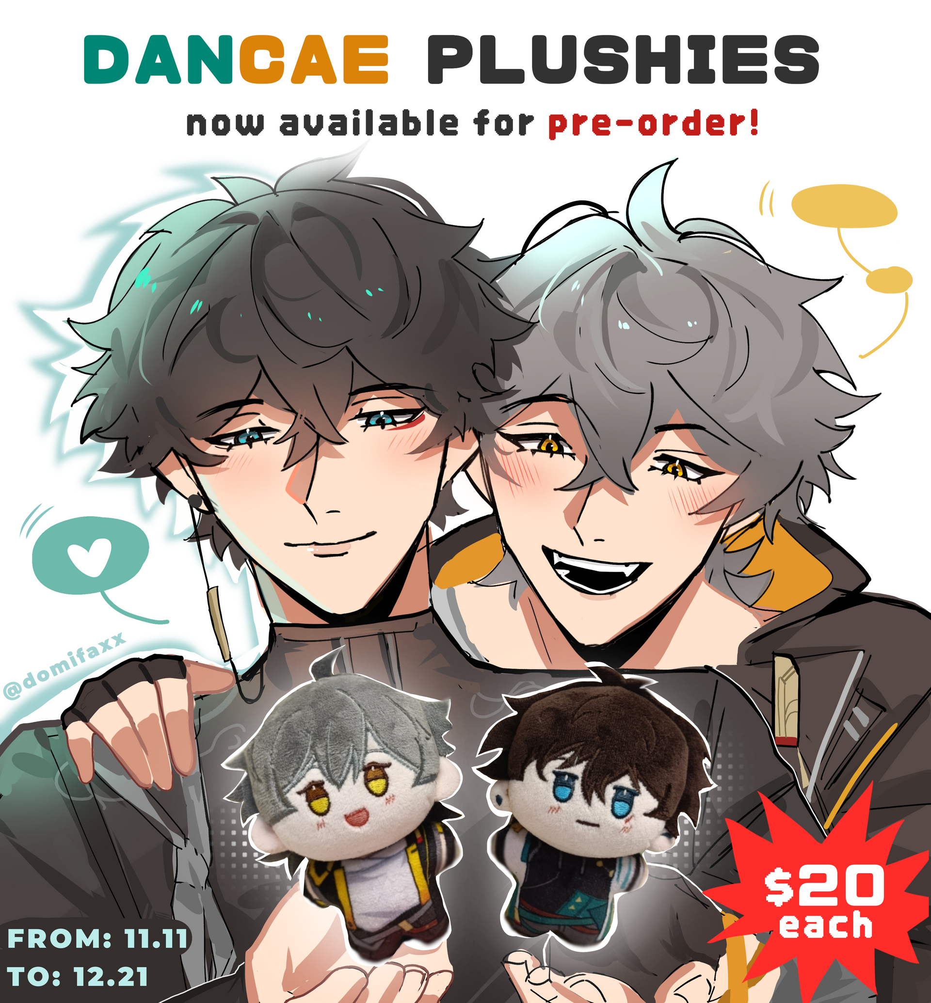 shipped] DanCae Plushies – My Craft Zone