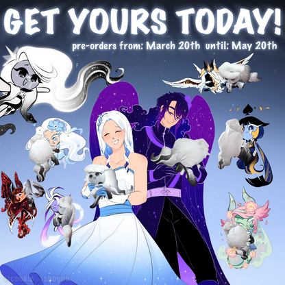 White Galaxy Cookie Plush