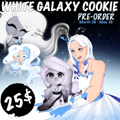 White Galaxy Cookie Plush