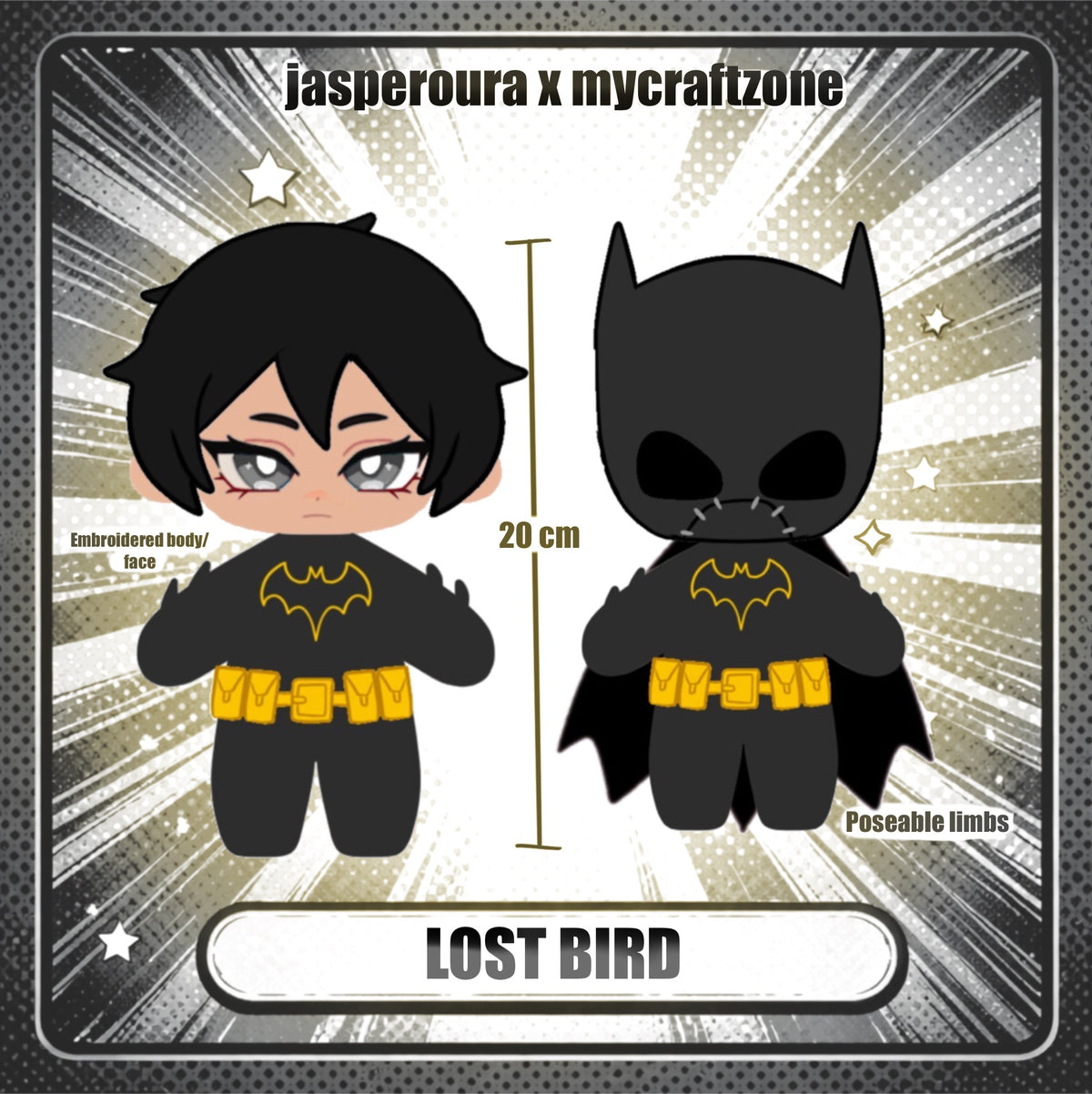 Hero Plushies 3 Demon Bird