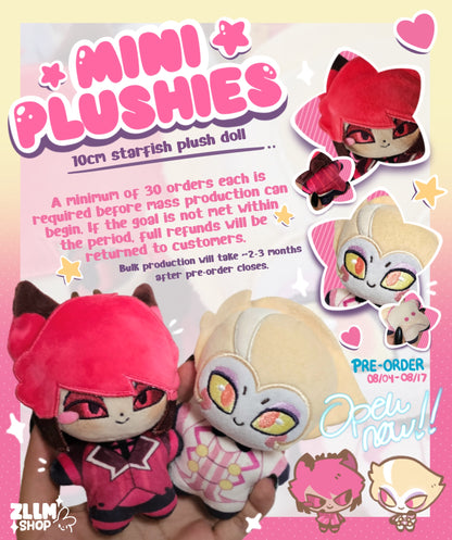 [in production] Alastor & Lucifer Mini Plushies