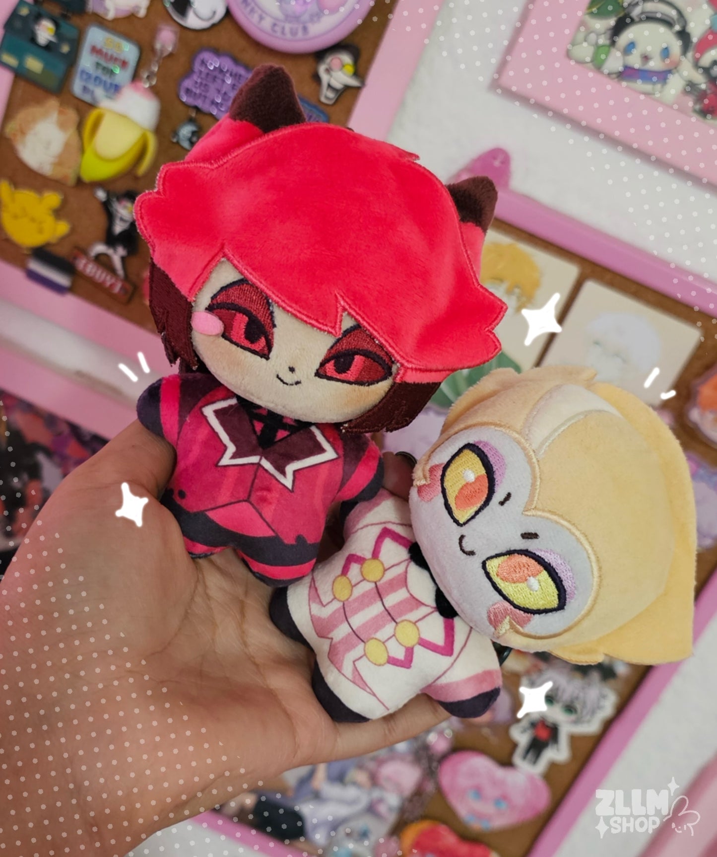 [in production] Alastor & Lucifer Mini Plushies