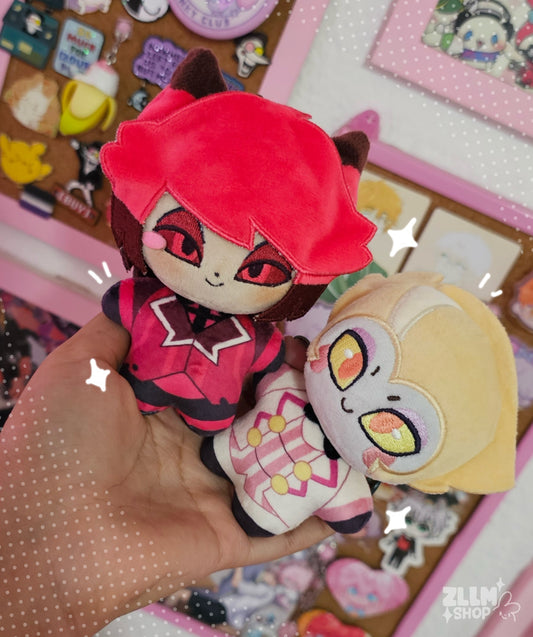 Alastor & Lucifer Mini Plushies