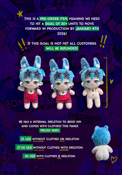 Security Breach Bonnie Gijinka Plushie