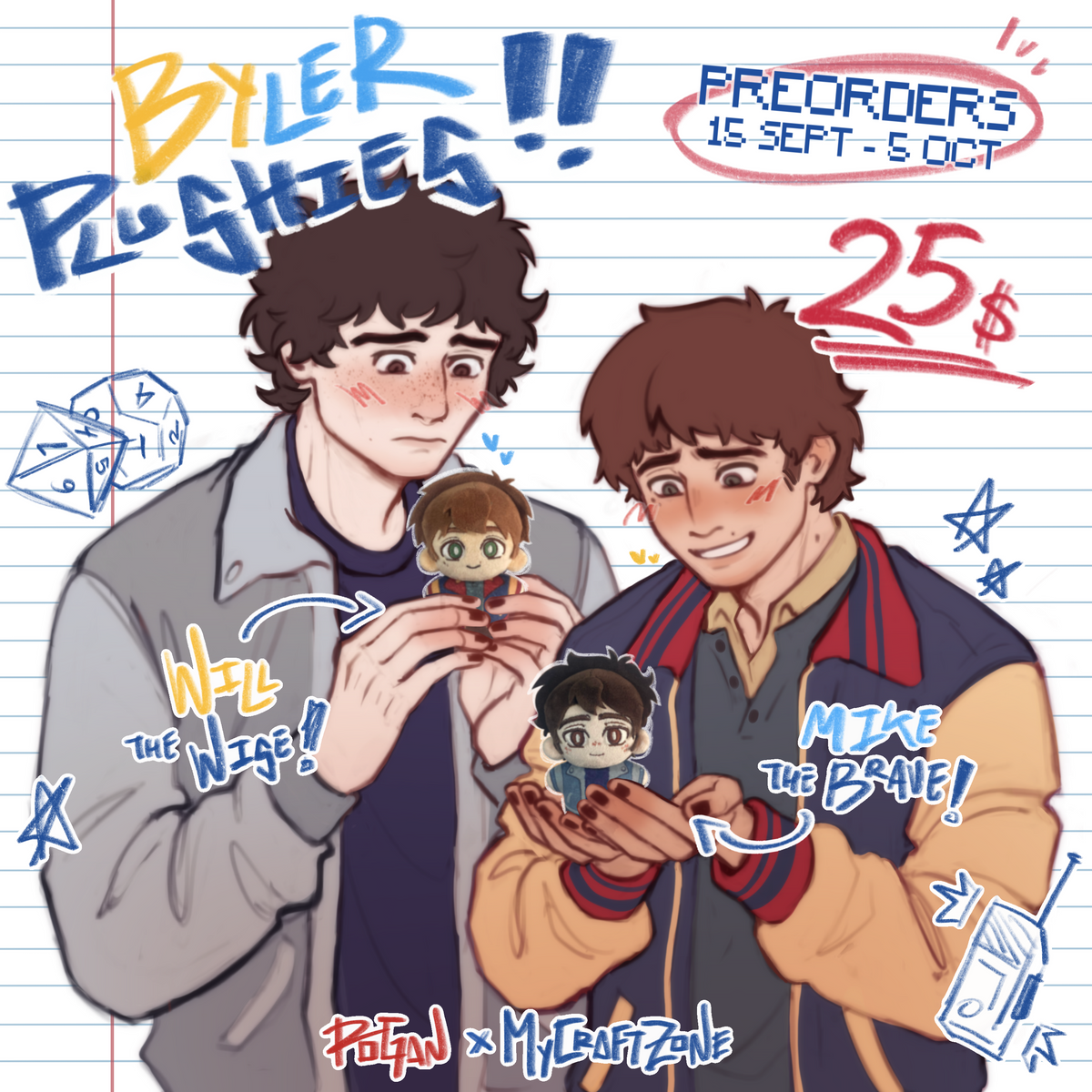 Byler Plushies Second Launch
