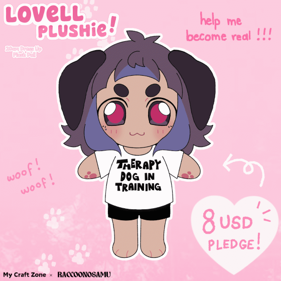 [sample production] Lovell Plushie Sample Crowdfunding