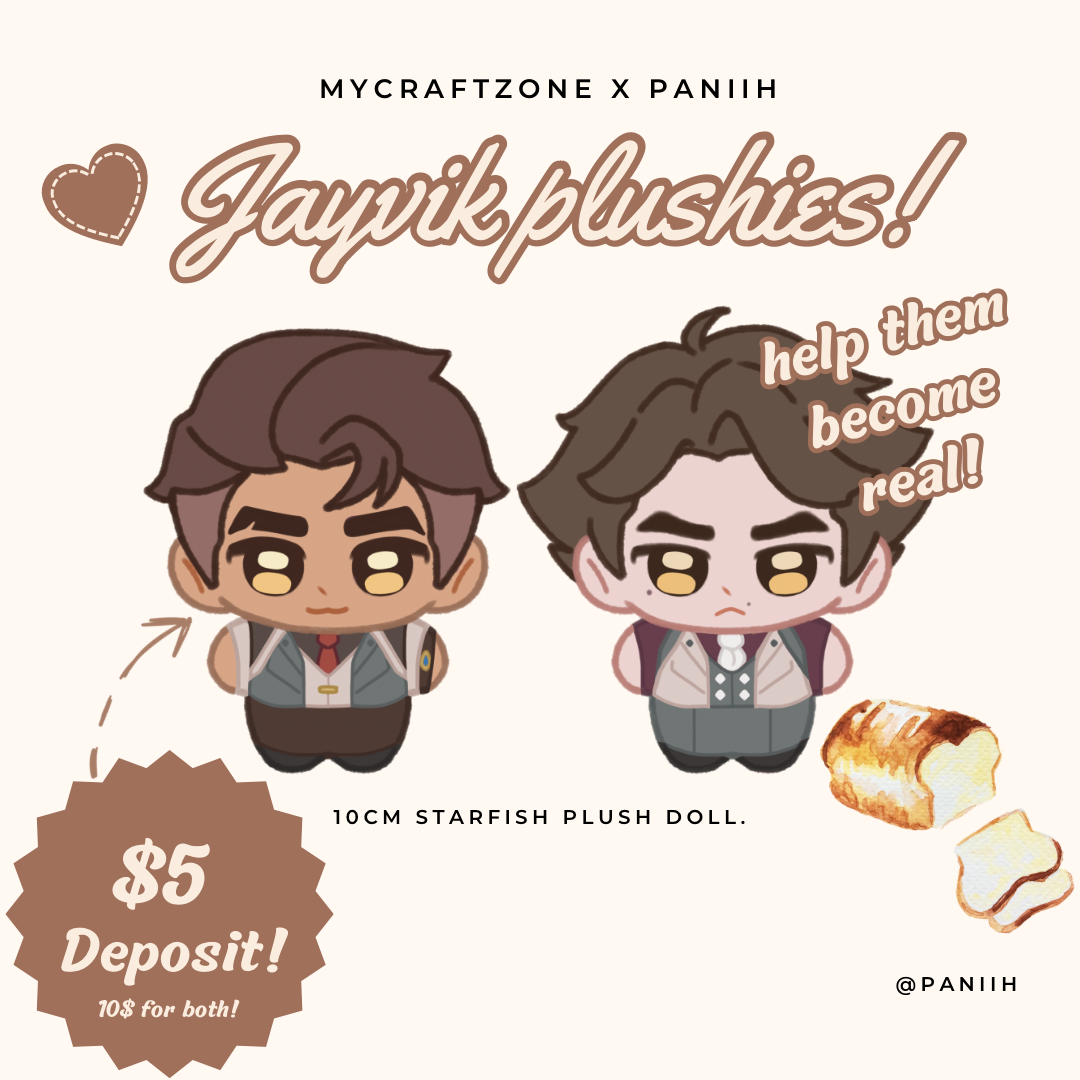 Jayvik plushies crowdfunding