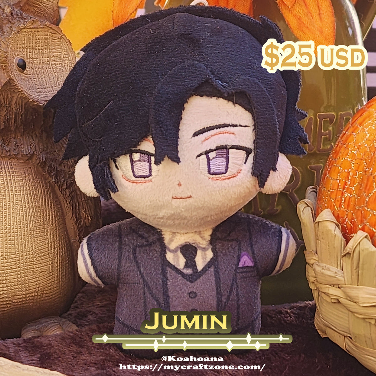 Mystic Messenger plushies Jumin