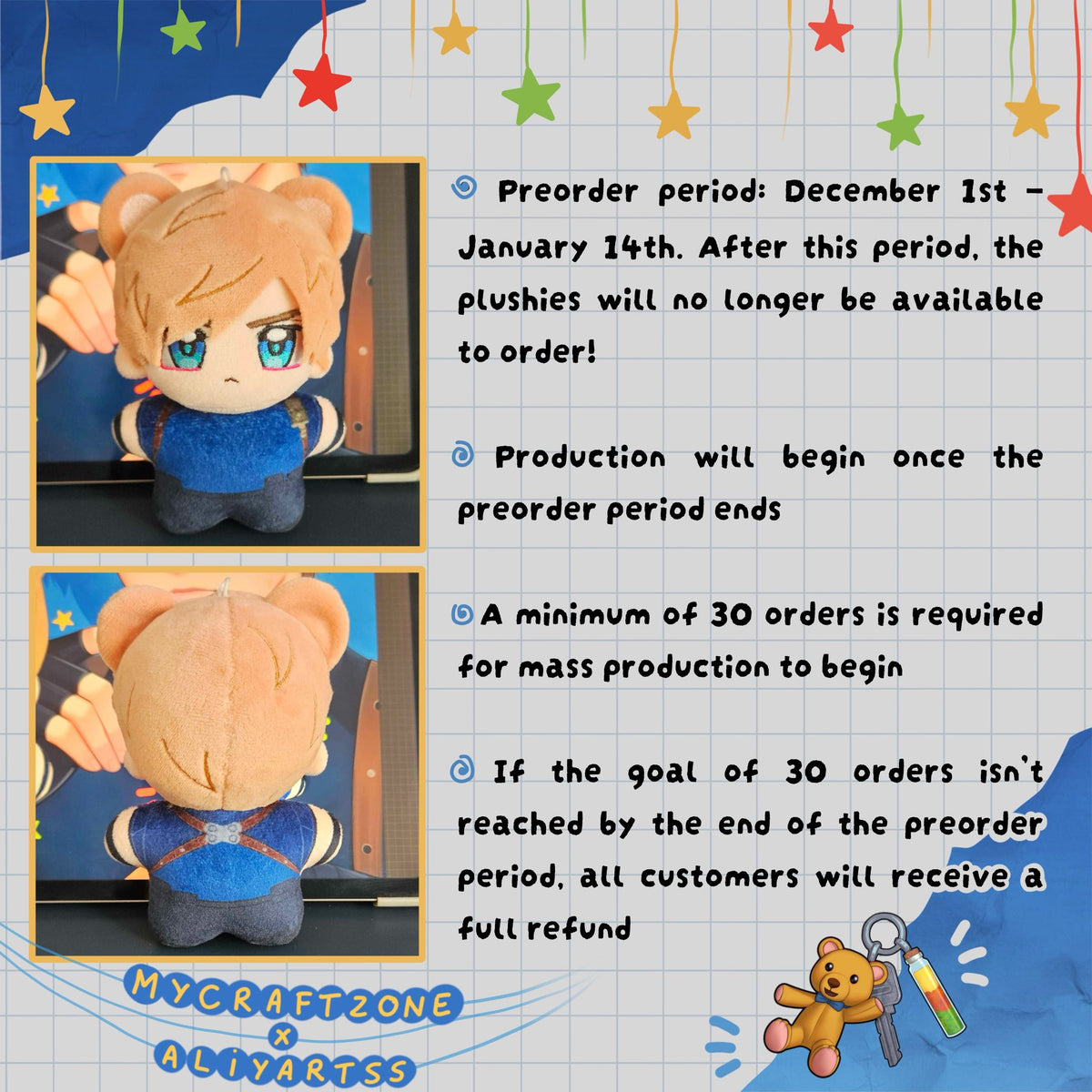 Bear Leon plushie