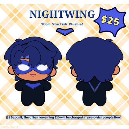 Nightwing & Kid Flash Plushies