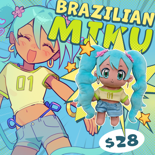 Brazilian Miku Plushie