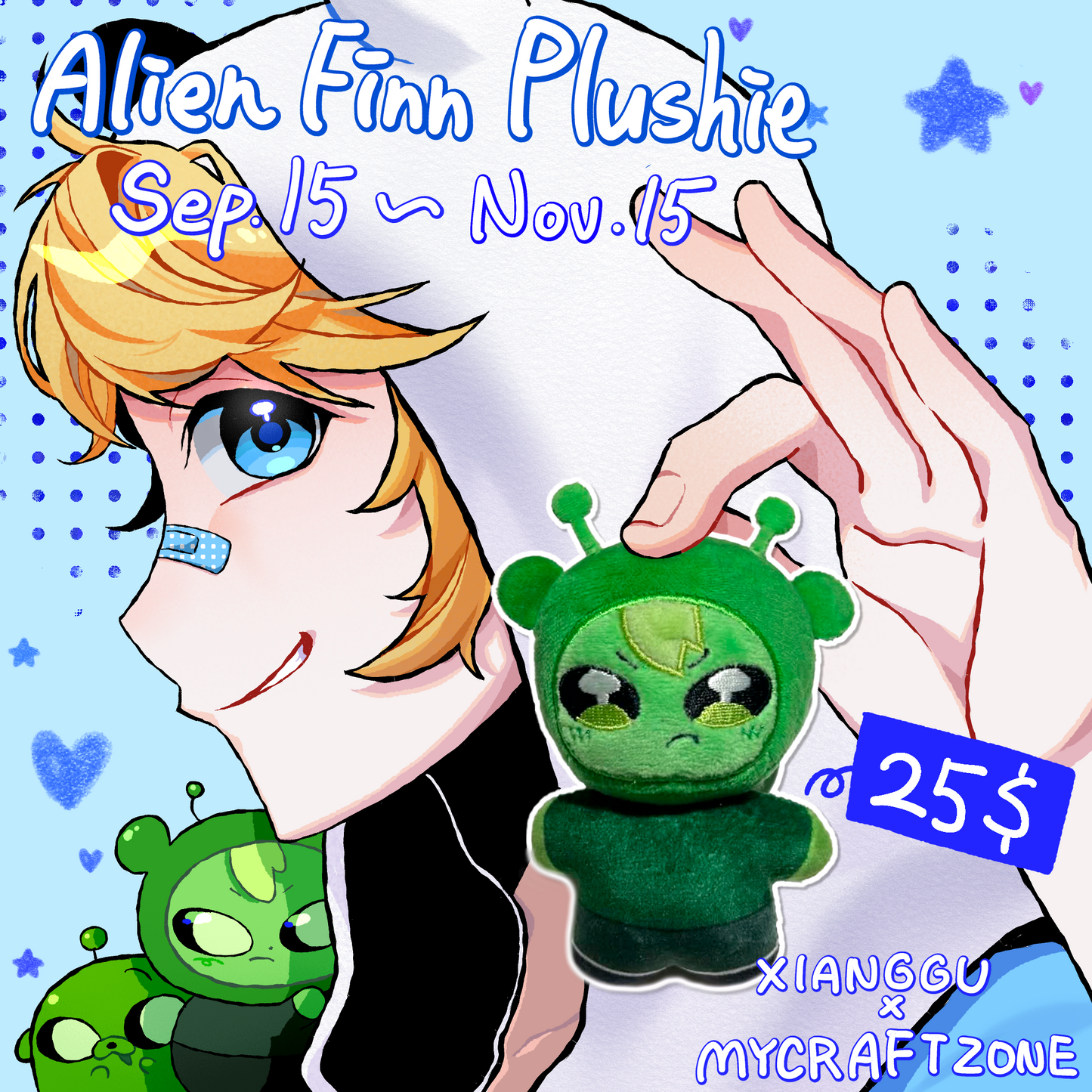 Alien Finn Plushie