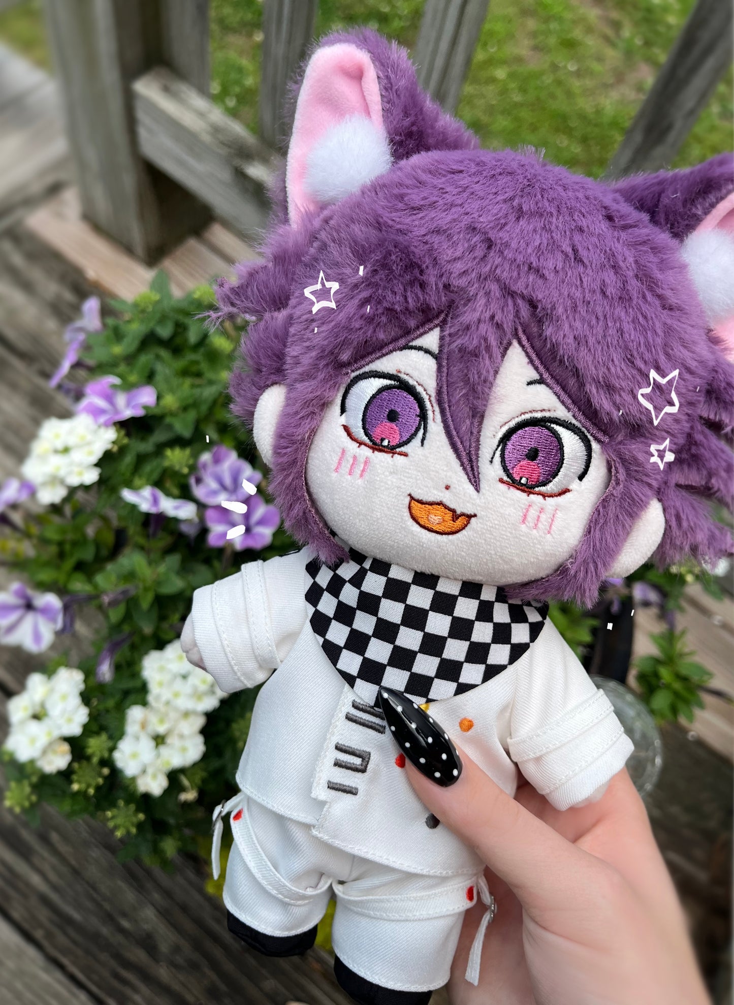 kitty kokichi plushie
