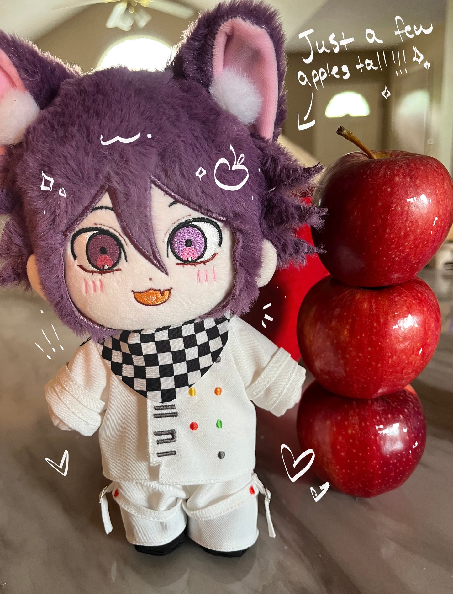kitty kokichi plushie