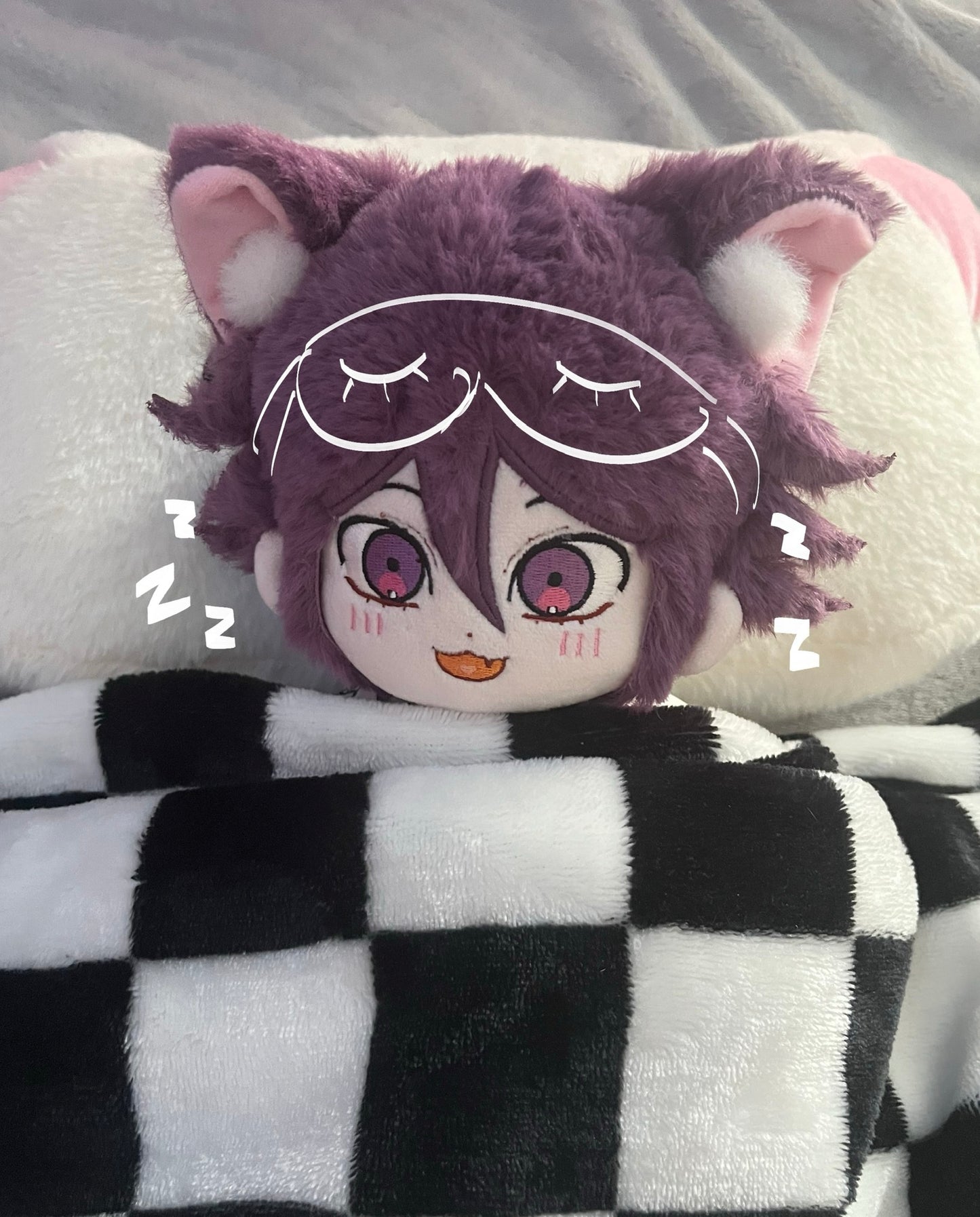 kitty kokichi plushie