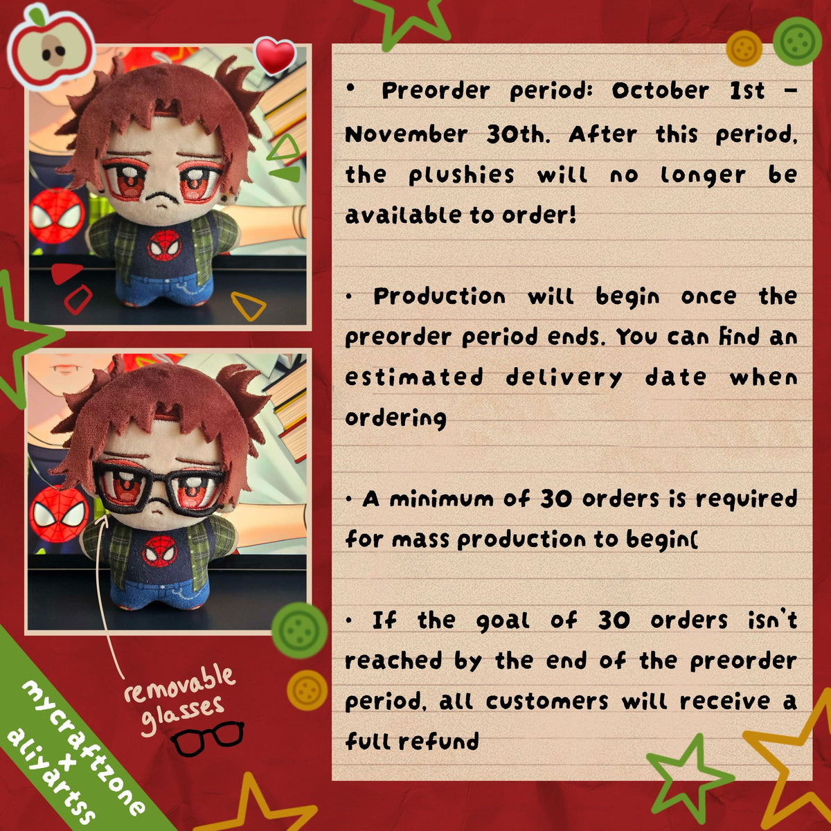 Nerd Choso Plushie