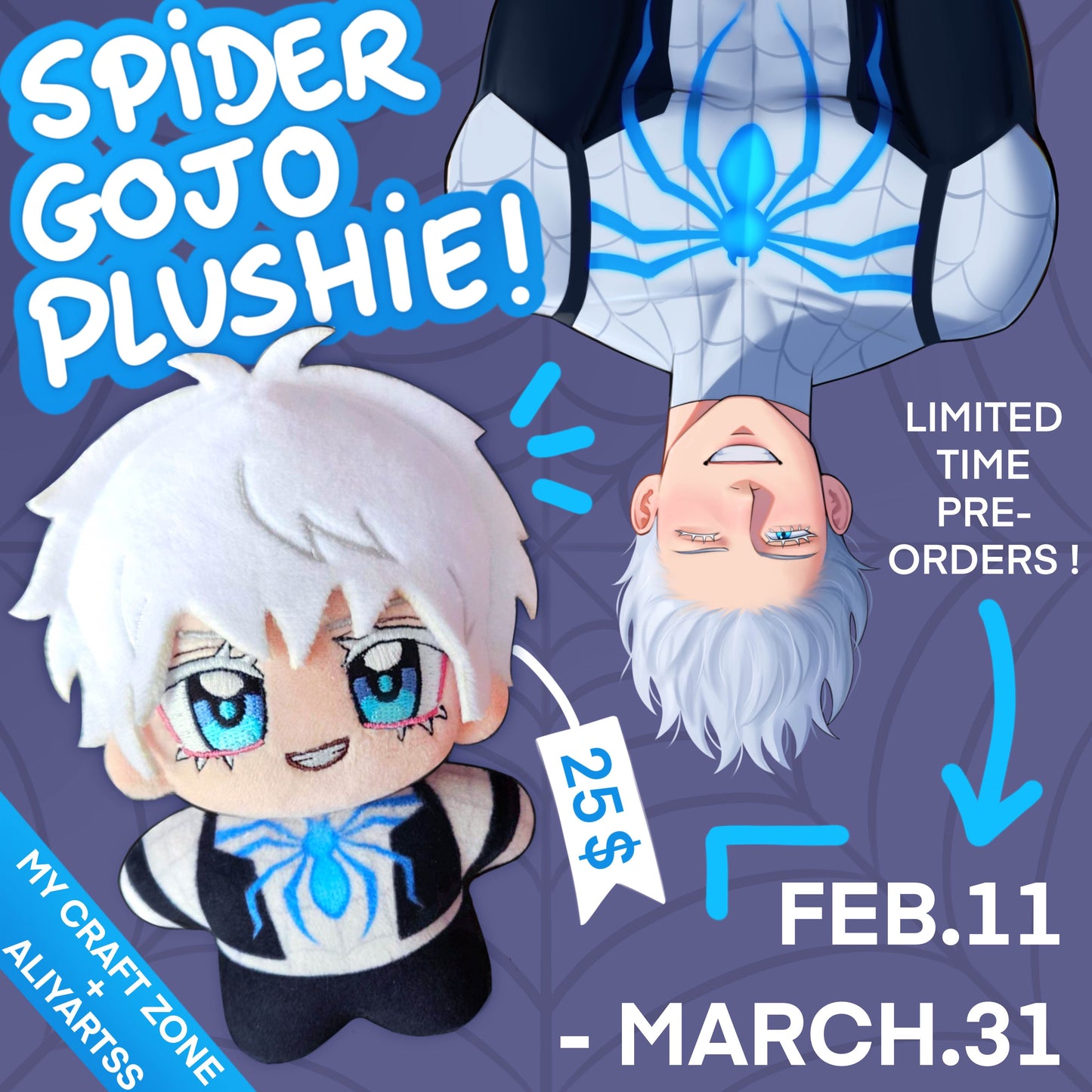 Spider Gojo Plushie