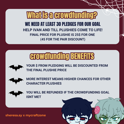 🎃 Ivan & Till Plushies — Halloween Sample Crowdfunding by sheresa.sy