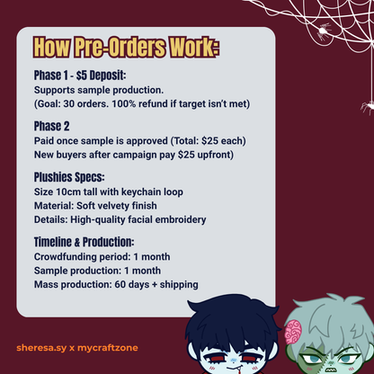 🎃 Ivan & Till Plushies — Halloween Sample Crowdfunding by sheresa.sy