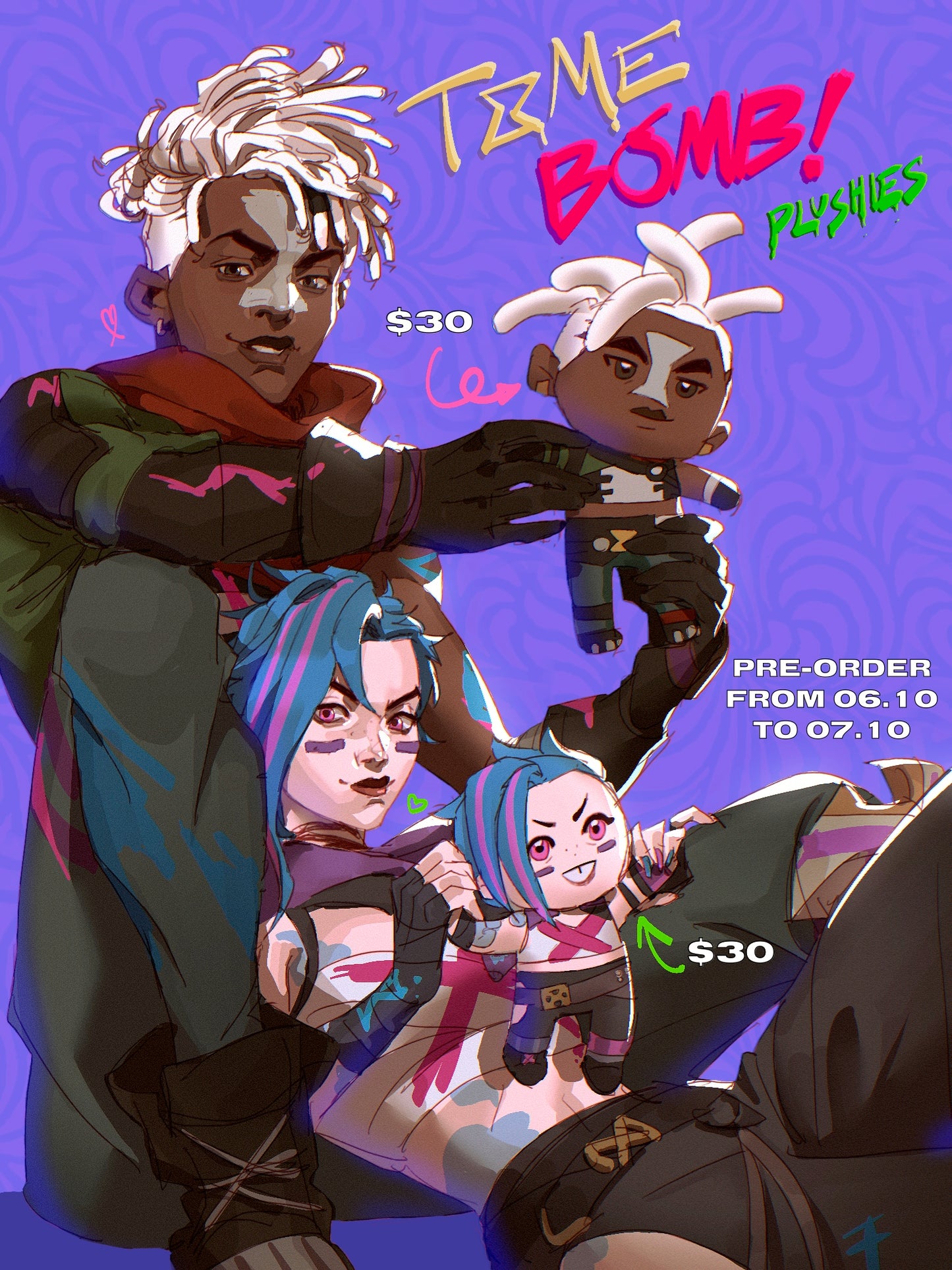 [in production]Timebomb Plushies