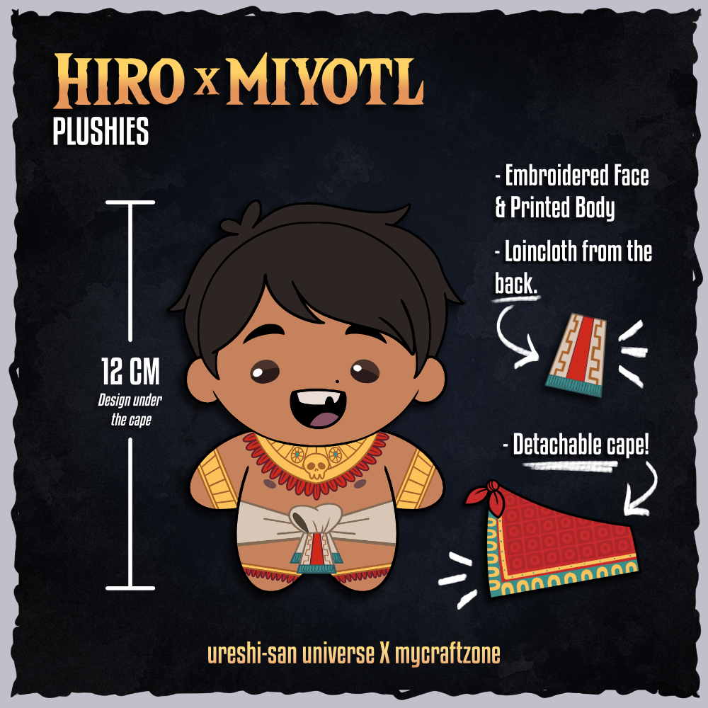 HIRO X MIYOTL Plushies Sample Production Crowdfunding