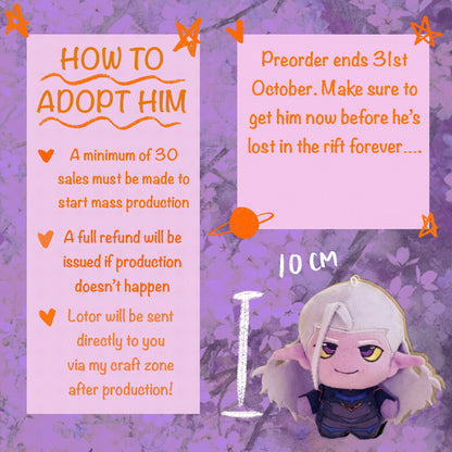 Prince Lotor plush