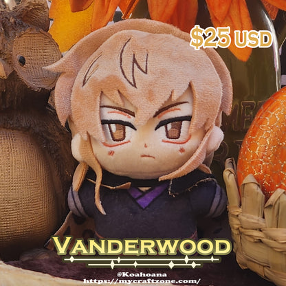 Mystic Messenger plushies Vanderwood