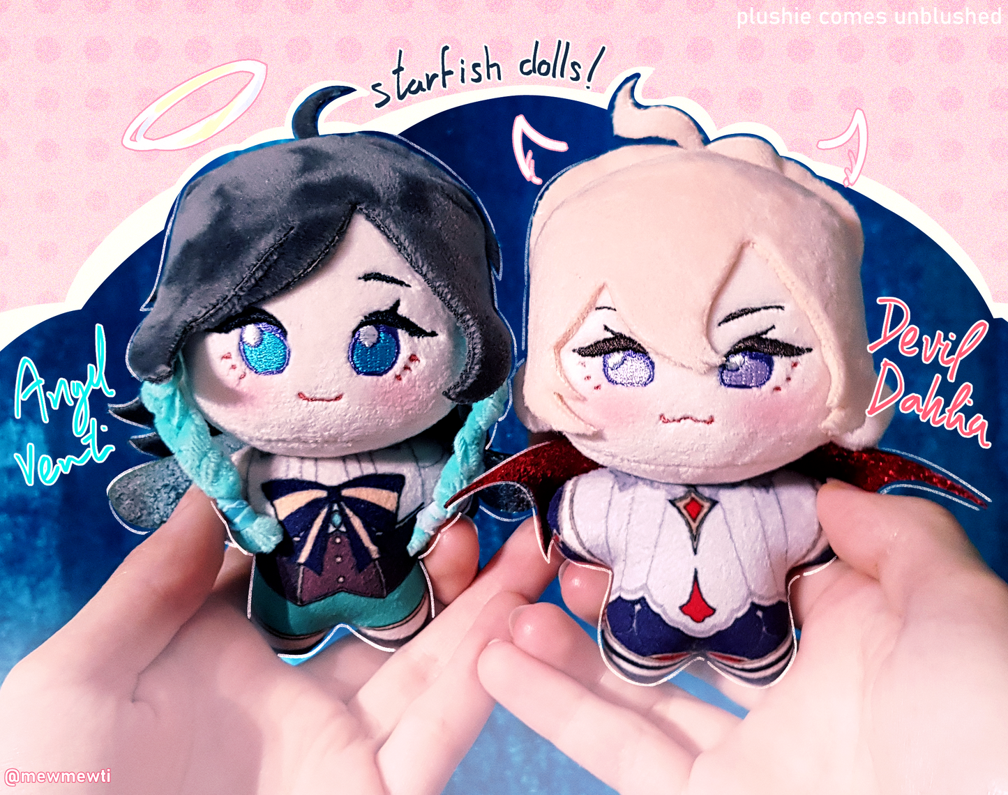 Venti & Dahlia Plushies | Venlia