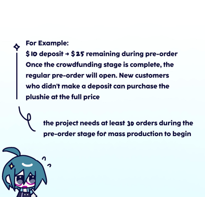NIGHTTIME SHUICHI PLUSHIE SAMPLE CROWDFUNDING