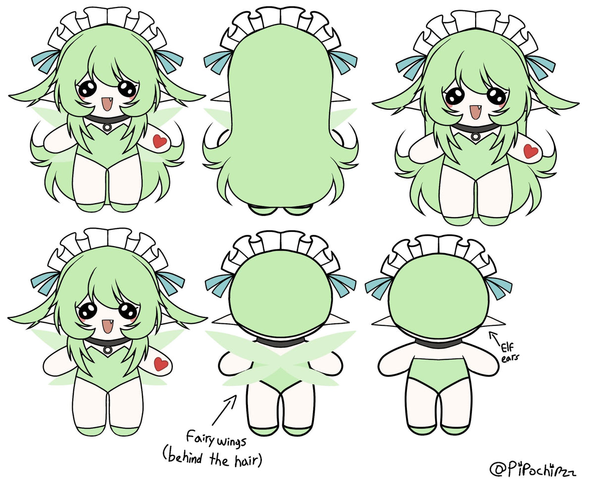 Leaf Plushie Sample Crowdfunding