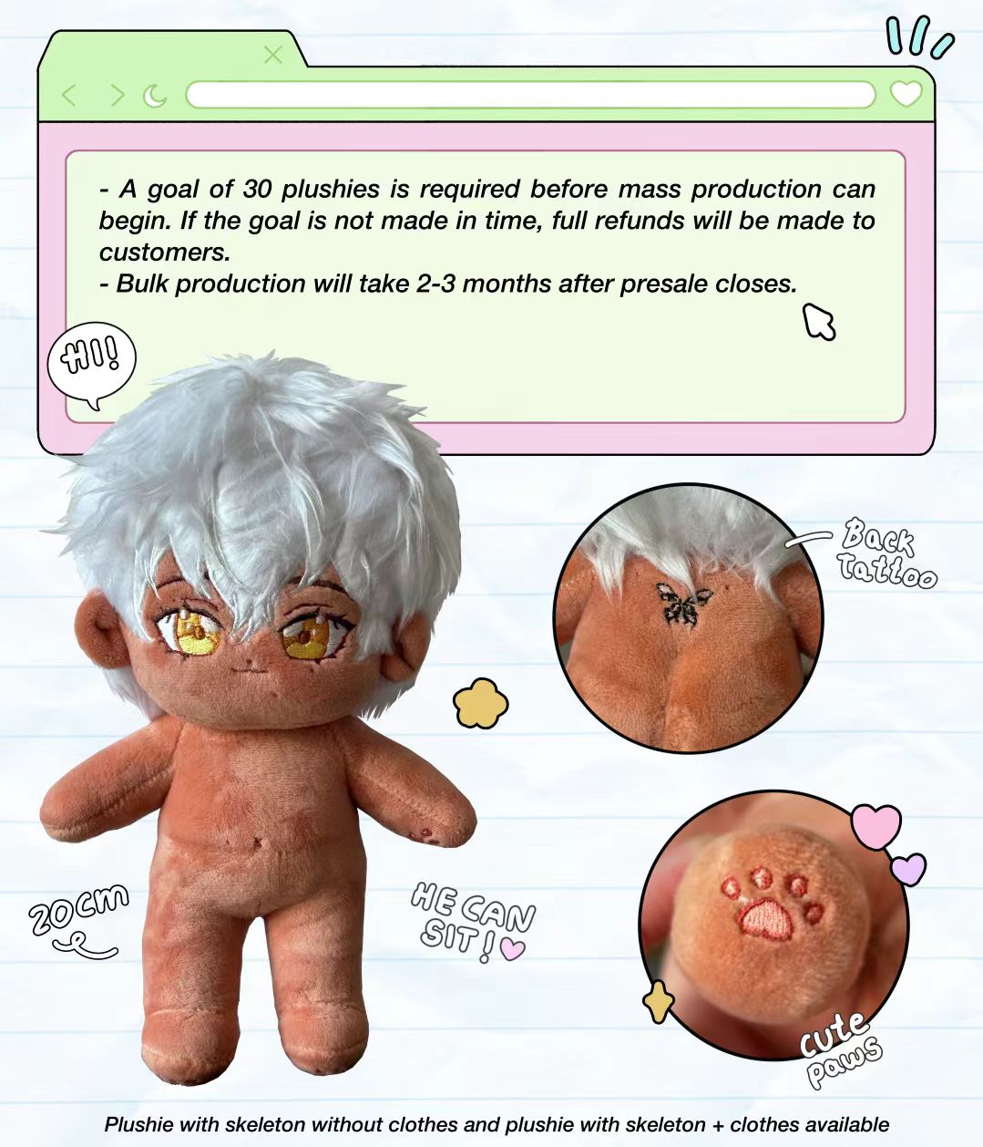 [in production] Jett plushie