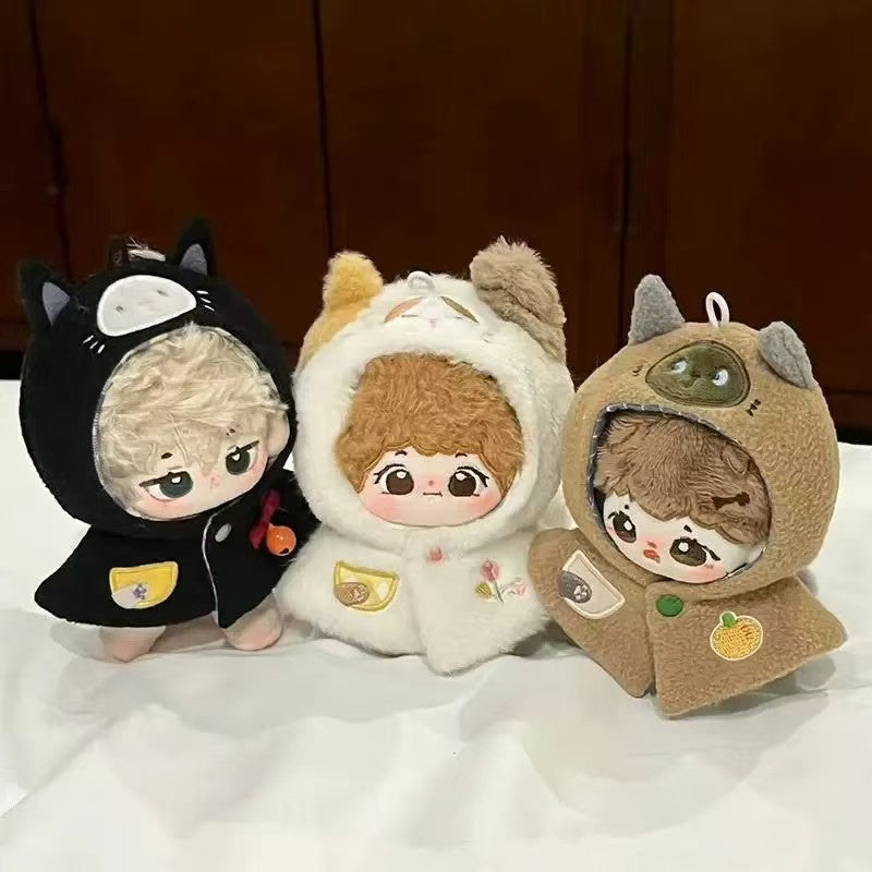 In stock 4" 10cm plush doll clothes: Cute Cape