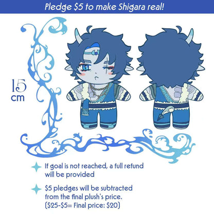 Shigara Plushie Sample Crowdfunding