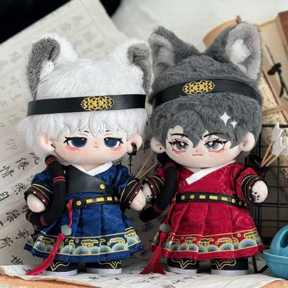 In stock 8" 20cm plush doll clothes: Brocade-clad Guard