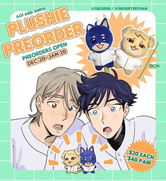 Aoi and Shima Plushies