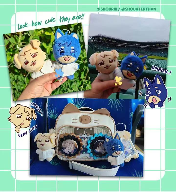 Aoi and Shima Plushies