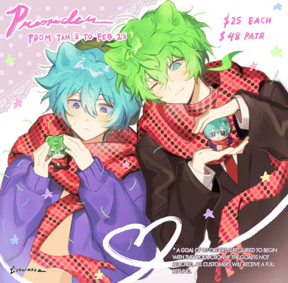 Shin and Midori Plushies