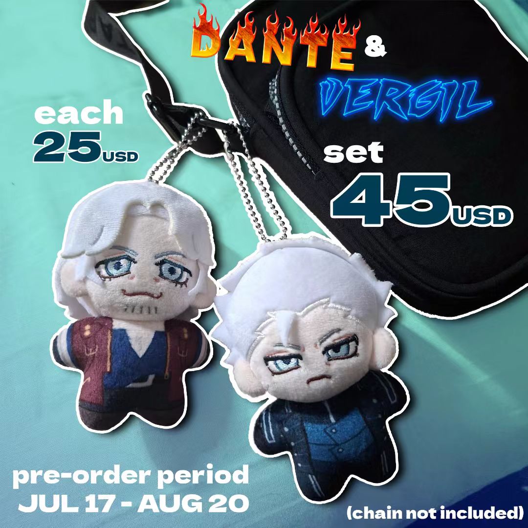 Dante & Vergil Plushies Pair