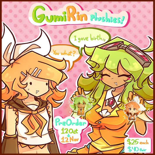 GumiRin Plushies