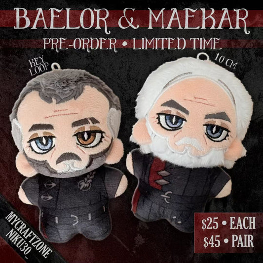 Baelor & Maekar Plushies